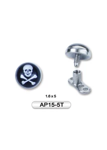 Piercing, Microdermal figurális fej, G23 sebészeti titánium