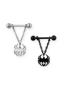 Piercing, Mellékszer, Figurával, 316L orvosi acél