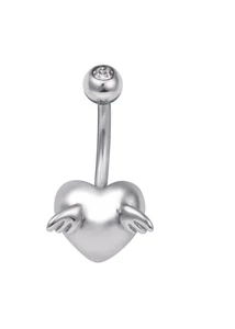 Piercing, Köldökékszer, 316L orvosi acél