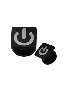 Piercing, tágító (dugó), színezett 316L orvosi acél