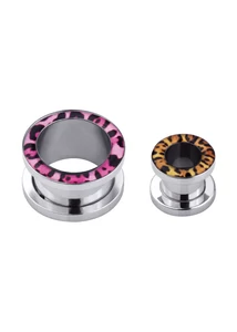 Piercing, Tágító (cső), külső menetes,316L orvosi acél