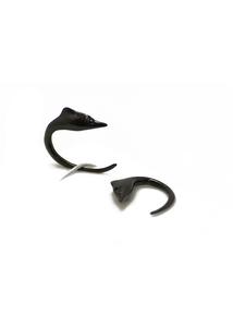 Piercing, Fülékszer, fekete PVD
