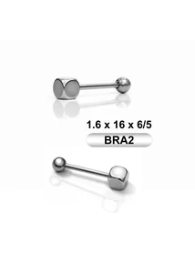 Piercing, Nyelvékszer, 316L orvosi acél