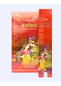 Prémium Füstölő, HEM Masala Amber, 15 gr