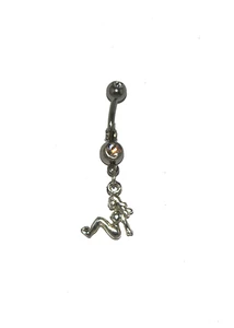 Piercing, Köldökékszer, 316L orvosi acél szárral