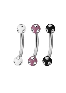 Piercing, Szemöldökékszer, 316L orvosi acél