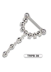 Piercing, Mellékszer, 316L orvosi acél szárral