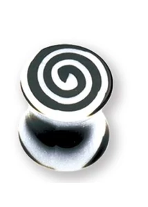 Piercing, Tágító (dugó), UV fénynél világító, akril