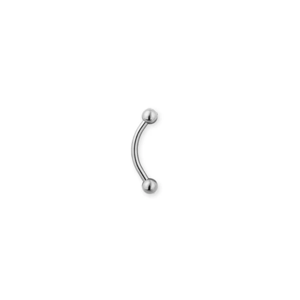 Piercing, szemöldökékszer, Gr23 titánium