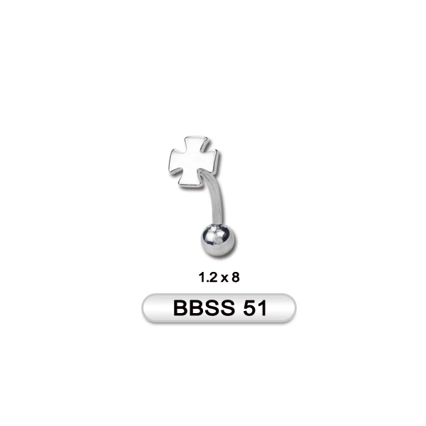 Piercing, Szemöldökékszer, 316L orvosi acél