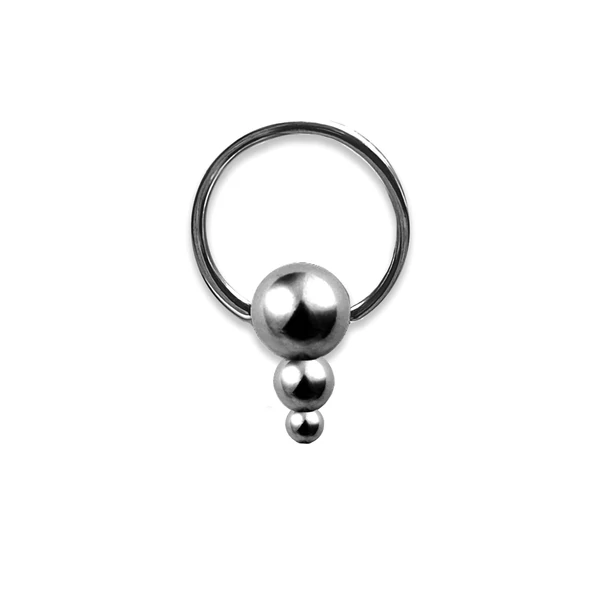 Piercing, Karika formájú extrém ékszer, 316L orvosi acél