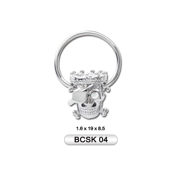 Piercing, Extrém karika formájú,
316L orvosi acél ékszer