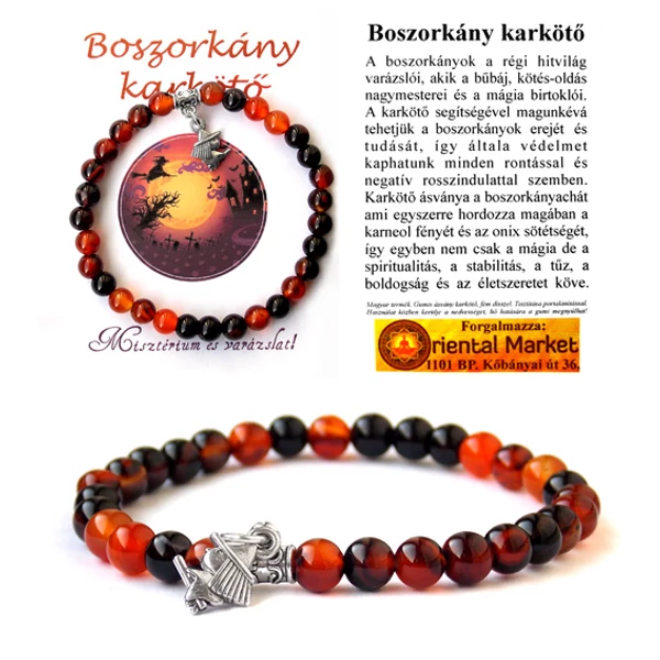 Boszorkány karkötő