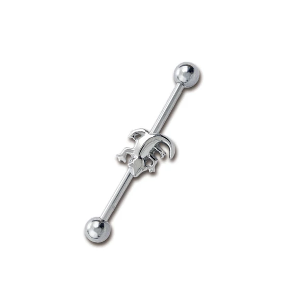 Piercing, Industrial gekkó figurával