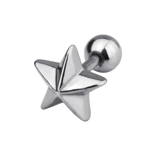 Piercing, Tragus, 316L orvosi acél