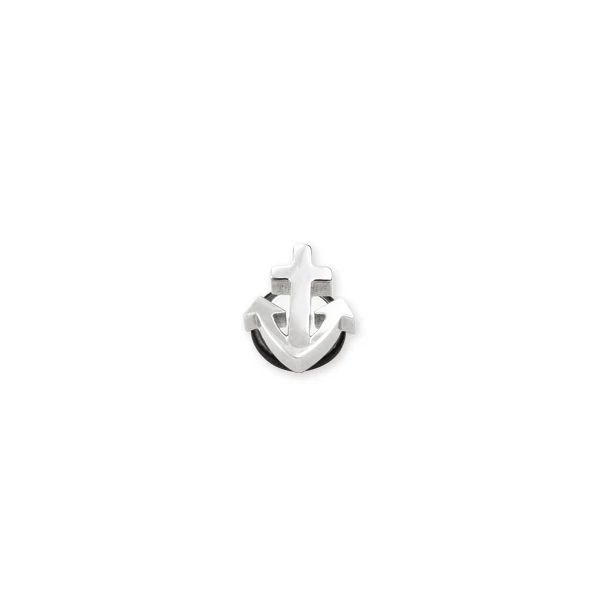 Piercing, Áltágító, figurás, kaucsuk gyűrűvel
316L orvosi acél