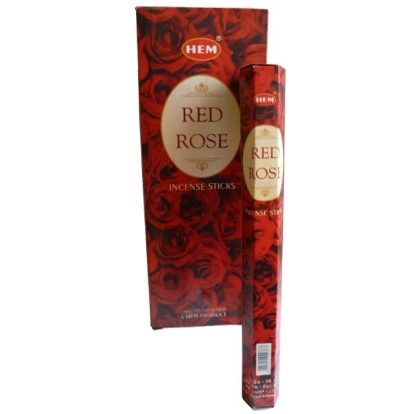 Füstölő, HEM Red Rose (Vörös rózsa), 20 szál