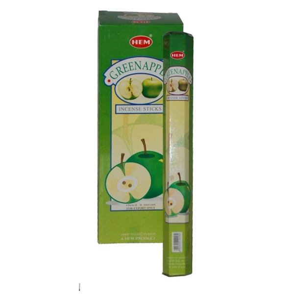 Füstölő, HEM Greenapple, 20 szál