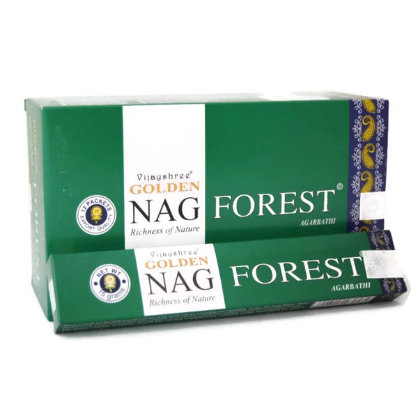 Golden Nag Forest, prémium füstölő, 15 gr