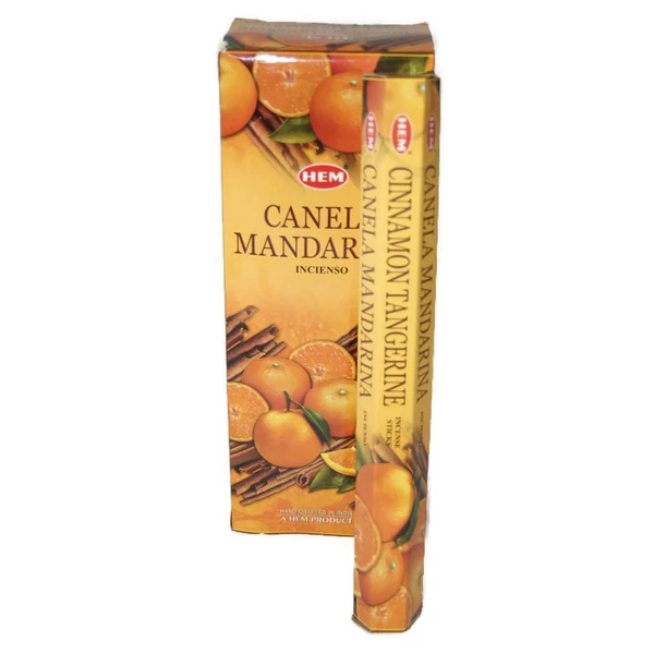 Füstölő, HEM Cinnamon Tangerine, 20 szál