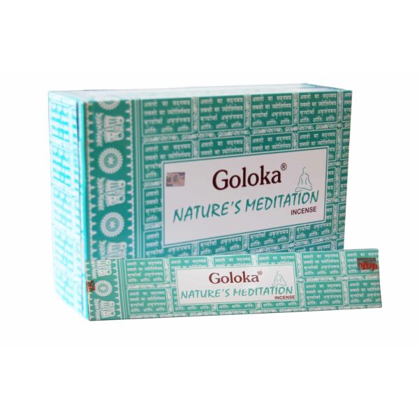 Goloka Nature's Meditation, prémium füstölő, 15 gr