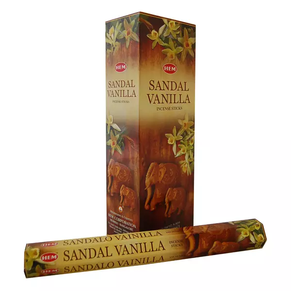 Füstölő, HEM Sandal Vanilla, 20 szál