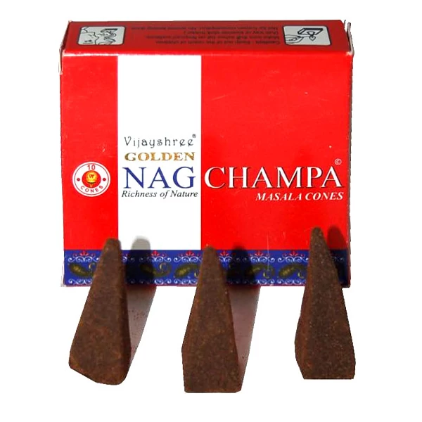 Golden Nag Champa, prémium füstölőkúp