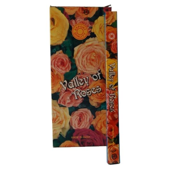 Satya Valley of Roses, prémium füstölő, kisdobozos (10 db, rövid szálas)