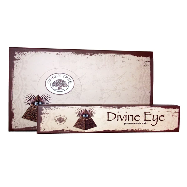 Prémium Füstölő, Green Tree Divine Eye, 15 gr