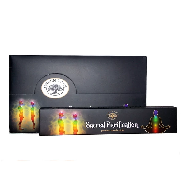 Prémium Füstölő, Green Tree Sacred Purification, 15 gr