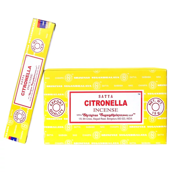 Satya Citronella, prémium füstölő, 15 gr