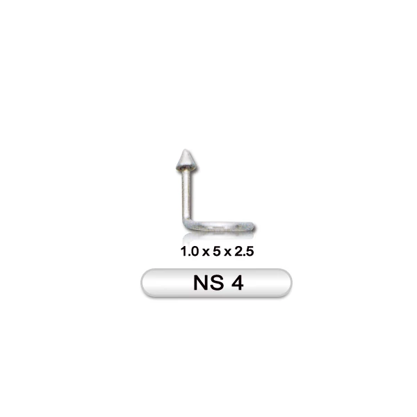 Piercing, Orrékszer, 316L orvosi acél, tüske végződéssel