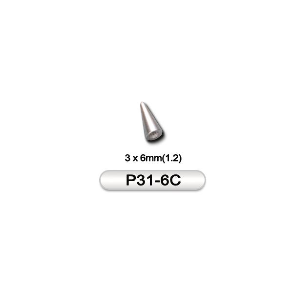 Piercing, Kúp, menetes, 316L orvosi acél