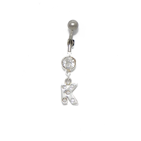 Piercing, Köldökékszer, 316L orvosi acél szárral