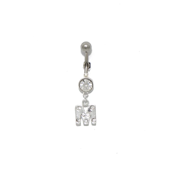Piercing, Köldökékszer, 316L orvosi acél szárral