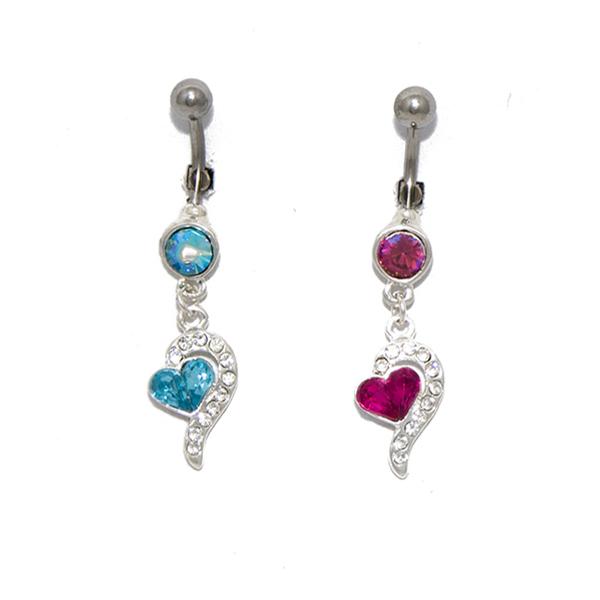 Piercing, Köldökékszer, 316L orvosi acél szárral