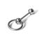 Piercing, Nyelvékszer cirkon kővel, 316L orvosi acél